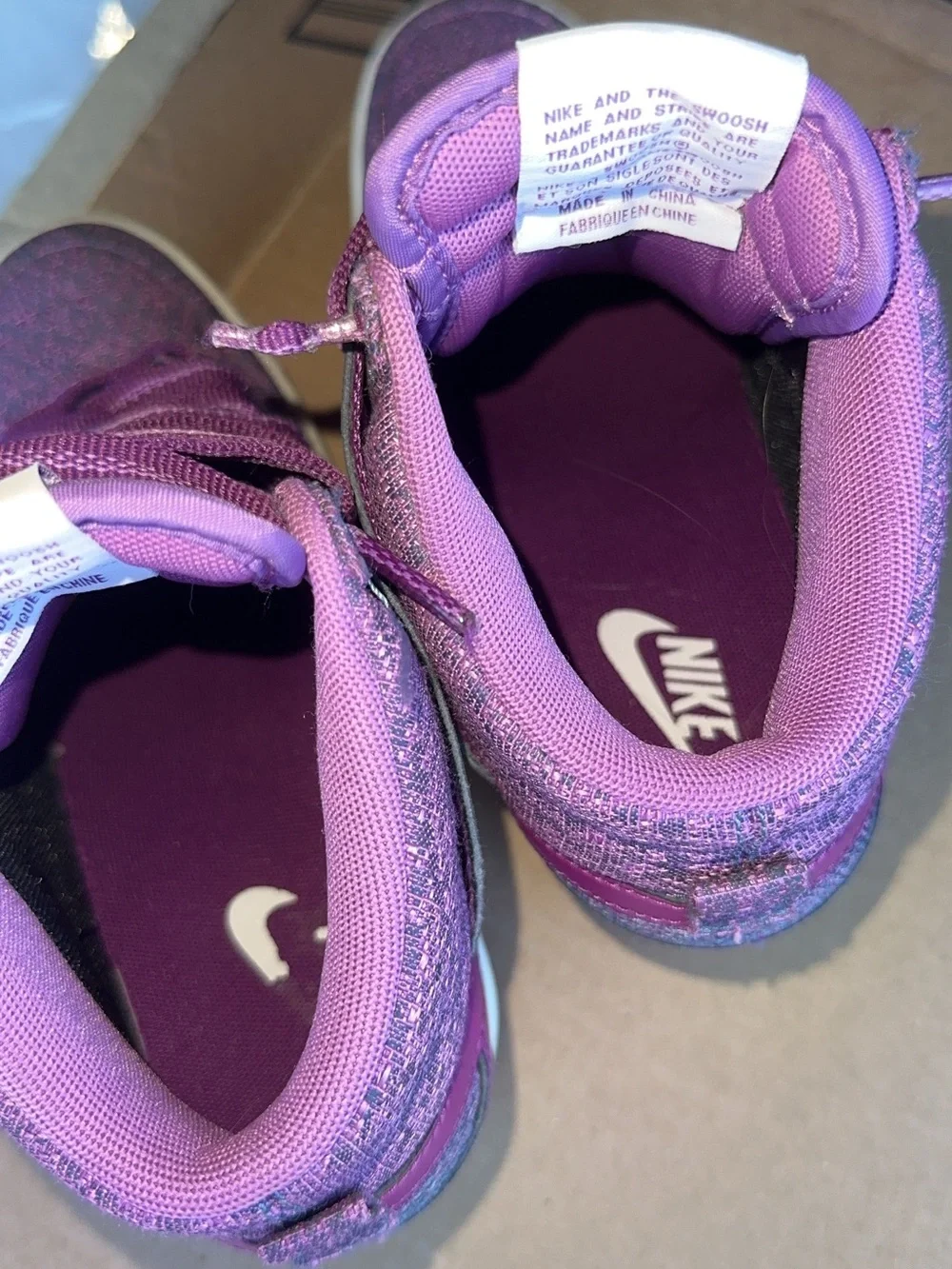 Nike Dunk Sky Hi Magenta/Purple High-Top Sneakers